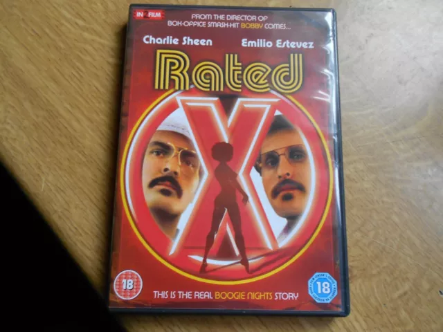 Rated X....charlie Sheen + Emilo Estevez.....dvd