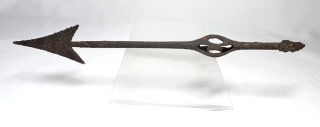 Antique Cast Iron Weathervane Arrow ~ 14.5" Long