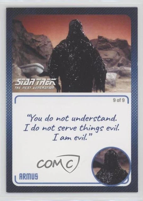 2022 Star Trek: The Next Generation Archives and Inscriptions Armus #51.9 0f3j