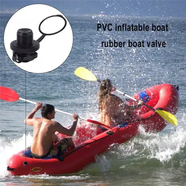FR Air Valve Nozzle Cap for Inflatable Boat Kayak Raft Mattress Airbed Pump Adap