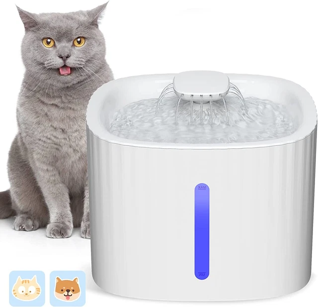 Pet Friend Cat Drinking Fountain LED Large Water Bowl For Cats Dogs 3L + Filter