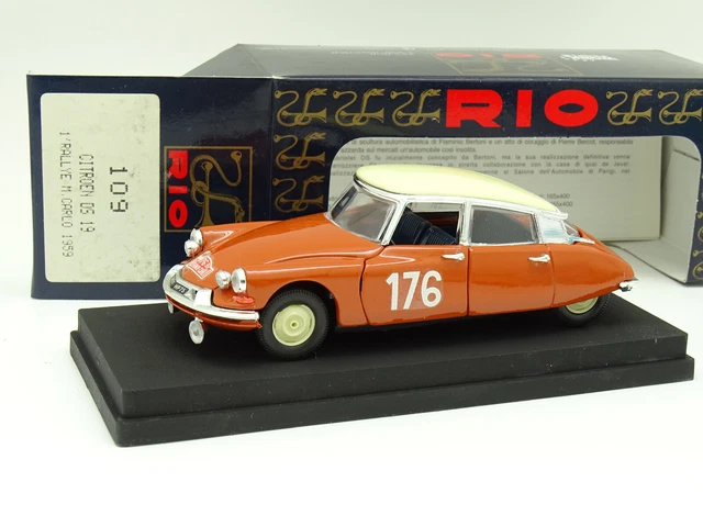 CITROEN ID 19 N.176 WINNER RALLY MONTE CARLO 1959 COLTELLONI-ALEXANDRE 1:43 Rio