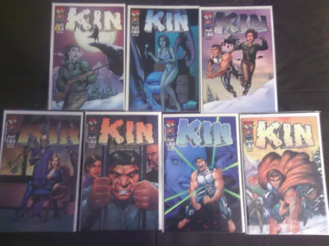 WOW! A full run of KIN, the barbarian conan top cow kull image destroyer variant