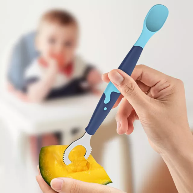 Spoon Bpa Free Corrosion Resistant Baby Spoon Grapefruit Fruit Scraper Practical