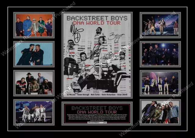 Backstreet Boys Dna Tour 2023 Limited Edition A4 Photo Print Music Memorabilia