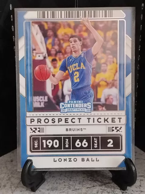 2020 Panini Contenders Draft Picks Lonzo Ball Prospect Ticket Variation #46 UCLA