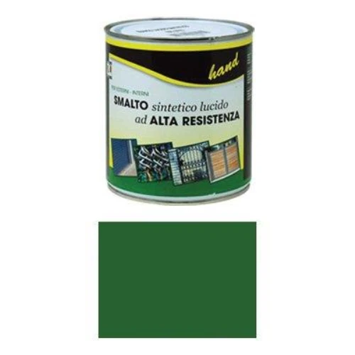 Smalto a solvente hand verde foglia ral 6002 ml 750 (3 pezzi) Hand