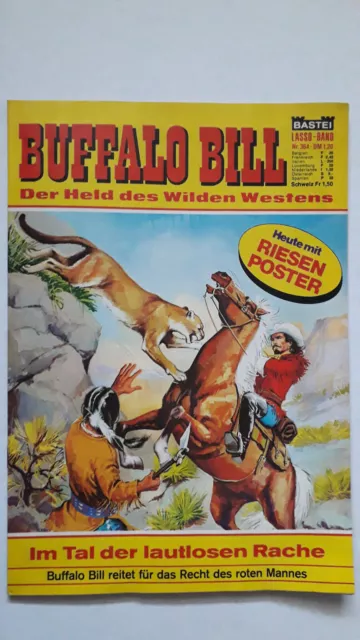 Lasso-Band Buffalo Bill Nr.364 mit Riesenposter - TOP Z1 BASTEI Hansrudi Wäscher