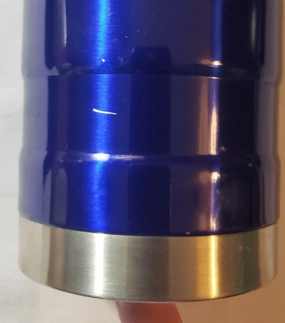bubba Vacuum-Insulated Stainless Steel Travel Mug 20 oz Electric Blue.  GUC PICS 3