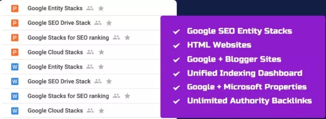 Advanced Google SEO Stacks Authority Backlinks For High Ranking