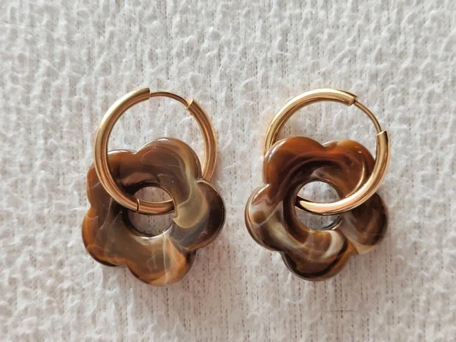 Boucles d'oreilles pendantes cocu hotwife symbole libertine