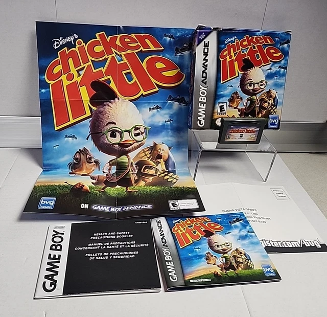 CHICKEN LITTLE NINTENDO Game Boy Advance GBA CIB BVG Juegos Buena