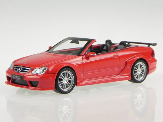 Mercedes C209 CLK DTM AMG Cabrio rouge véhicule miniature 3219 Kyosho 1/43