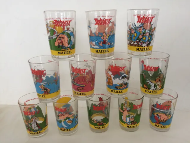 Asterix - Vieux verres à moutarde Maille - 1989/90, 91 (JO) et 99 (albums)