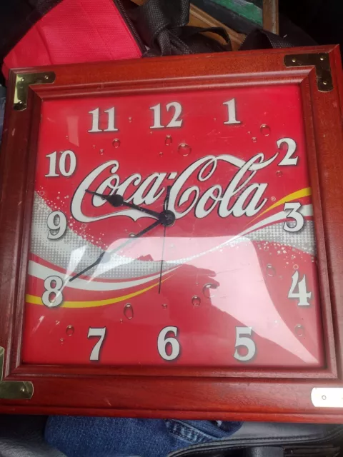 Coca Cola Clock - battery powered