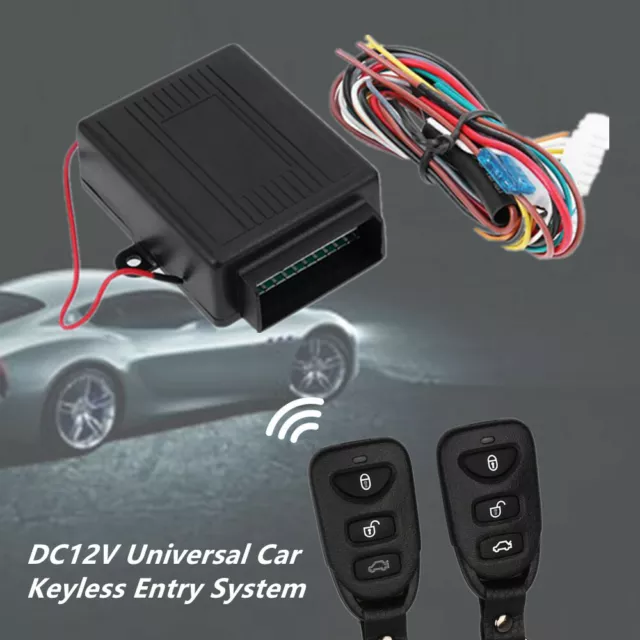 Universal Car Keyless Entry System Remote Central Kit Door Lock SUV Security Set