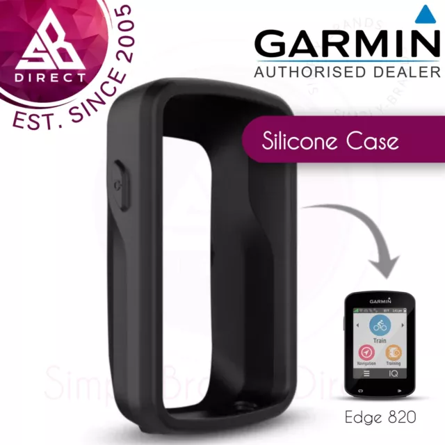 Garmin Silicone Protective Case Cover│For Edge 820-Explore 820 GPS Bike│Black