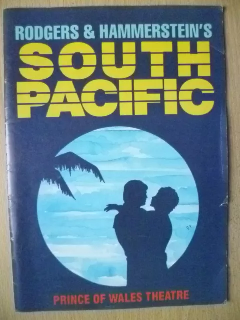 PRINCE OF WALES THEATRE PROGRAMME 1988-G CRAVE,E BELCOURT in SOUTH PACIFIC