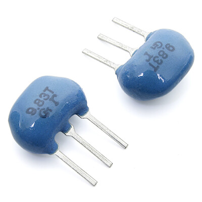 50pcs CST9.83MTW CRISTAL RISONATORE 9.83MHz SIL3 
