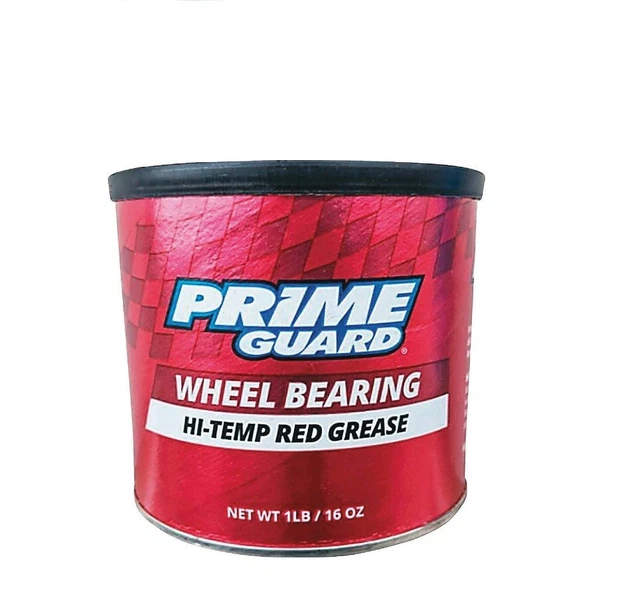 PRIME GUARD RED HITEMP WHEEL BEARING GREASE 16OZ Part PRIMGHT16