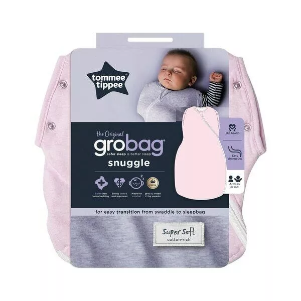 Tommee Tippee Grobag 0-4 meses 1.0 Tog Rosa jaspeado Snuggle 2