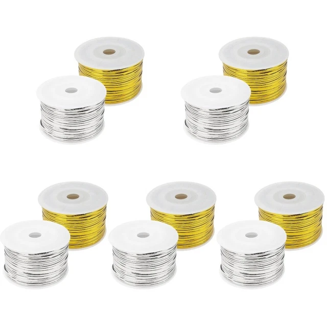 Corbatas de pan metálico de 2 rollos