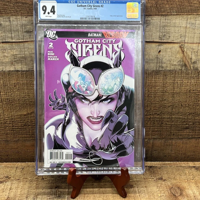 Gotham City Sirens #2 CGC 9.4 HIGH GRADE DC Comic Gotham City Sirens Catwoman