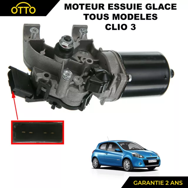 Moteur D'Essuie Glace Avant Prevu Pour Clio Mk3 05-12 7701061590 Neuf