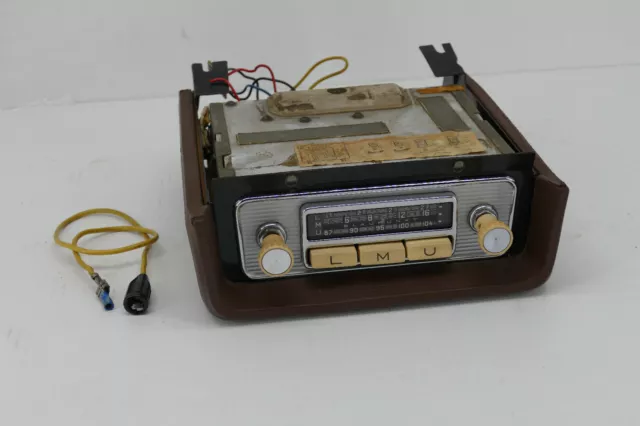 BLAUPUNKT LMU ESSEN ++ Oldtimer RADIO Autoradio Chrom z.b. für VW Käfer