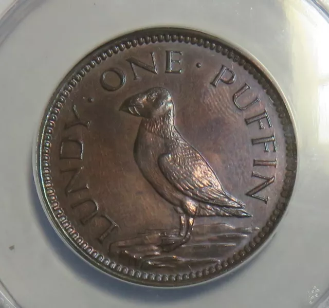 1929 One Lundy Puffin Ms63 Rb Anacs