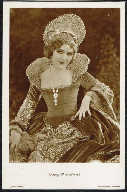 ☆ MARY PICKFORD ☆ 1920s Film Star Actress - Ross Verlag Postcard #3942/1