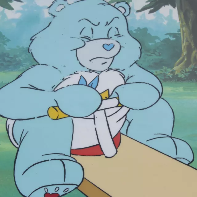 Care Bears Animation Cel Original Production Art Sunday's Funnies W/Coa
