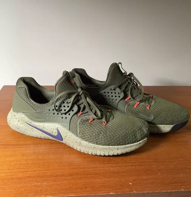 Nike Free TR V8 Mens Cross Training Shoes Sneakers Olive Green Size 14