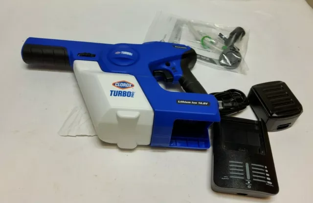 New Clorox Electrostatic  Sprayer Turbo Pro Blue/Black 29561