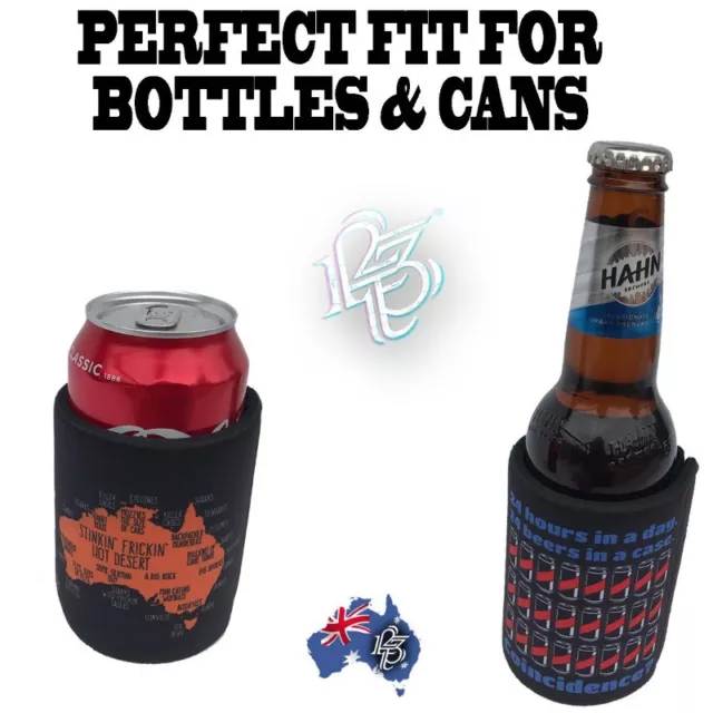 STUBBY HOLDER Beer Tin Bottle Can present Funny Christmas stubbie Gift Gifts 2