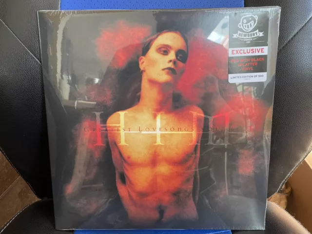Limited Edition (500) Him Greatest Love Songs Vol 666 Red Black Splatter Vinyl