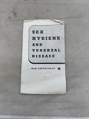 WW2 US Venereal Disease VD Pamphlet 1940 (N698