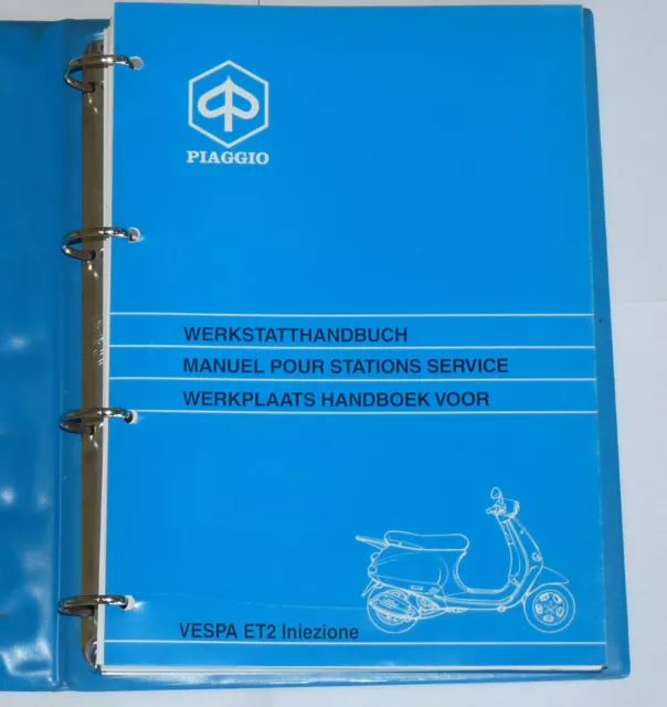 Werkstatthandbuch Anleitung Vespa ET2 Iniezione - ZAPC12 - C123M Piaggio 578011