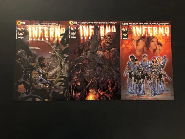 Inferno: Hellbound #'s 1 & 2 W/ #0 Variants High Grade Top Cow Comic Books 30-8