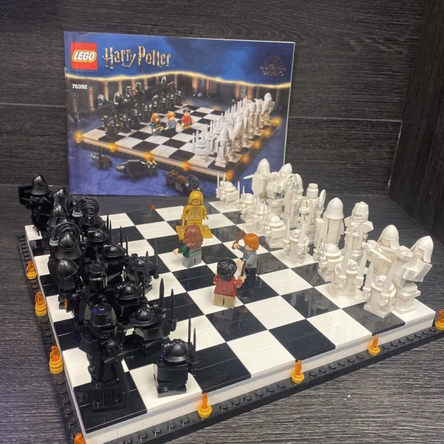 LEGO HARRY POTTER Hogwarts Zauberer Schach Set 76392 gebraucht ausverkauft mit Handbuch EUR 46