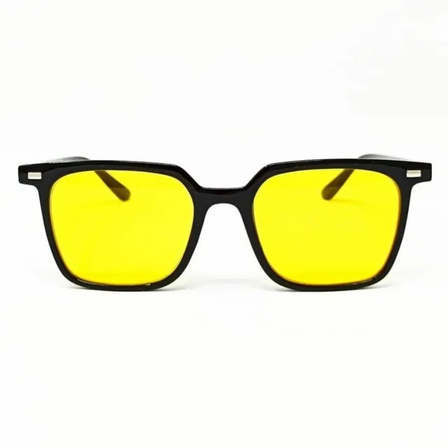 Gafas de sol para hombre y mujer, lentes negras, amarillas, lentes gafas FP...