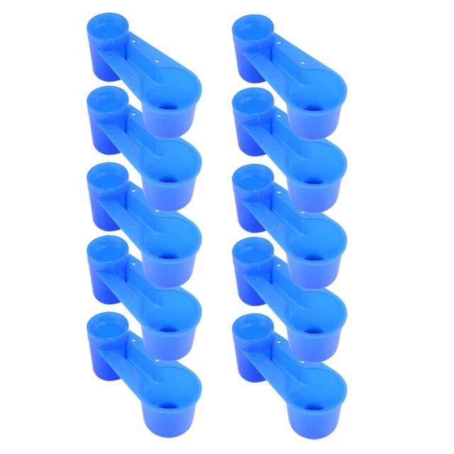 10pcs Automatique Buveur D'oiseaux Tasses Oiseau Distributeur D'eau