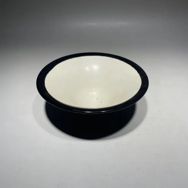 Rare Chinese porcelain Huairen kiln black & white glaze bowl