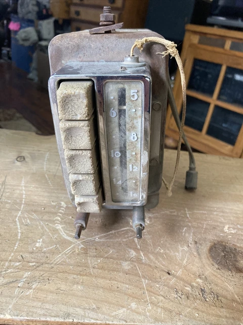 Vintage Vertical Push-Button Car Radio Control Head Chevy Pontiac Oldsmobile