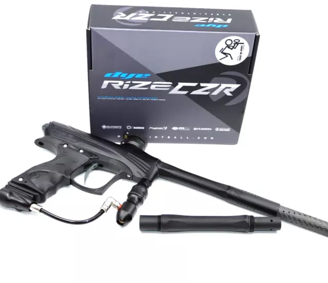 DYE RIZE CZR black  Paintball Markierer Cal .68 Spezial mit Carbon Laufset