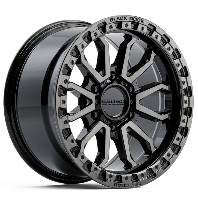 20 Inch 4x4 Rims 20X9 WHEELS FOR Toyota Hilux, 70 Series, Prado Black Rock Cobra 20 Inch ...