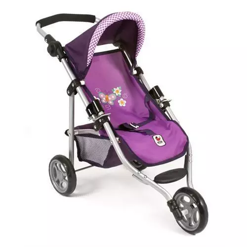 Bayer Chic 2000 612 28 Petite poussette de jogging LOLA pour poupées - Purple Ch