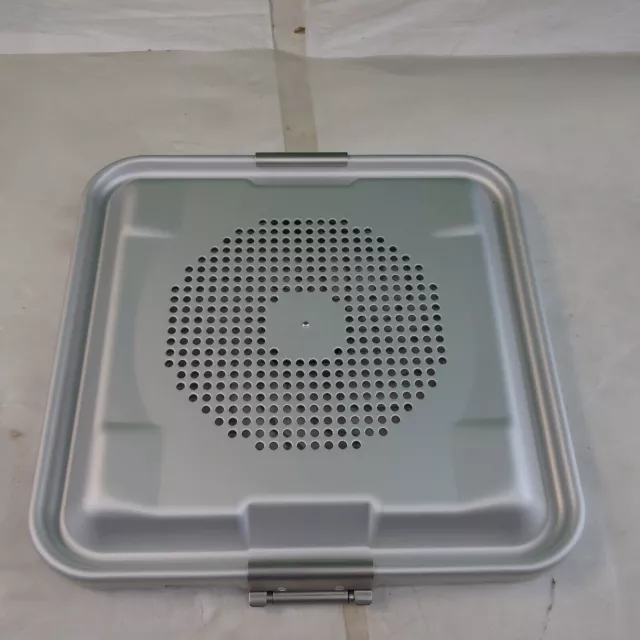 BRAUN Aesculap JK389 - 1/2 SIZE LID W/RETENTION PLATE SILVER LIST