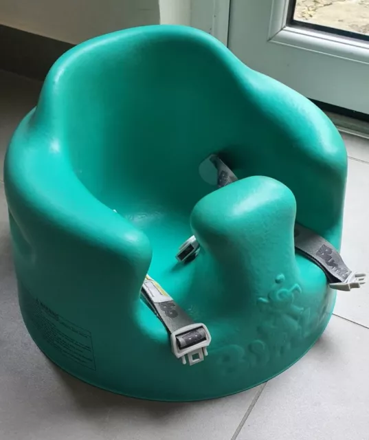 BUMBO Baby Floor Seat in Aqua Green with Safety Straps