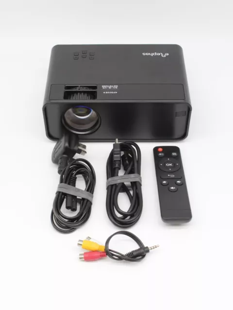 ELEPHAS W13 LED PROJECTOR With AV/HDMI/VGA Connections 1080p WiFi Connectivity